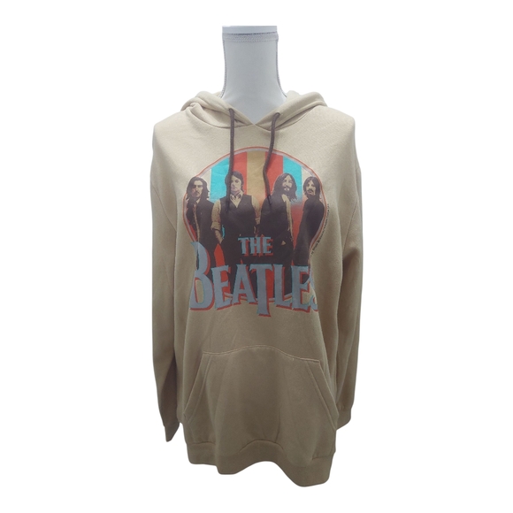 The Beatles Brown Hoodie with Iconic Graphic - Picture 4 of 6